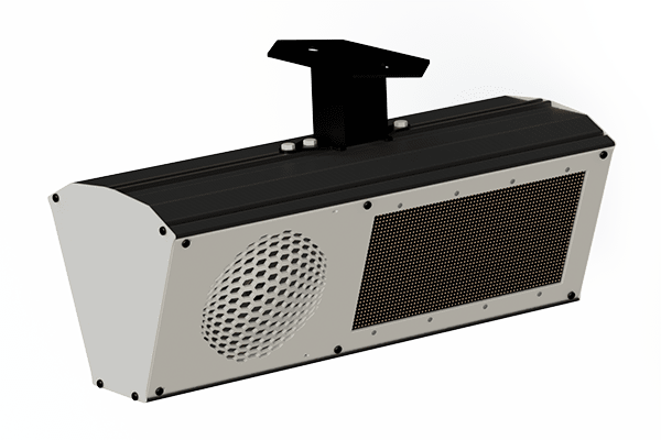 IP Dual Display with top ceiling mount and speaker IP Dual Display with top ceiling mount and speaker